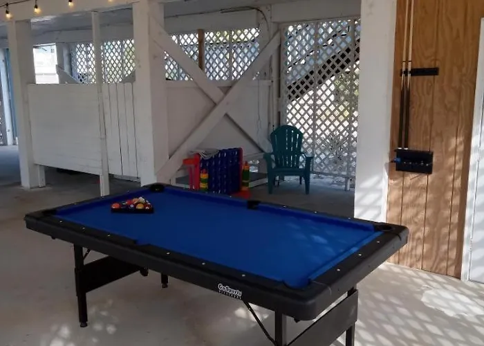 Haven Pools Tent Tiki Bar Games Pool Table Early Checkin Gulf Shores